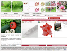 Tablet Screenshot of magasins-produits-bio.fr